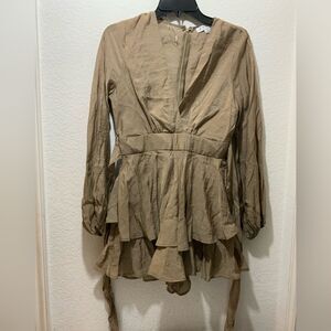 Hyfve Tan Romper, Small